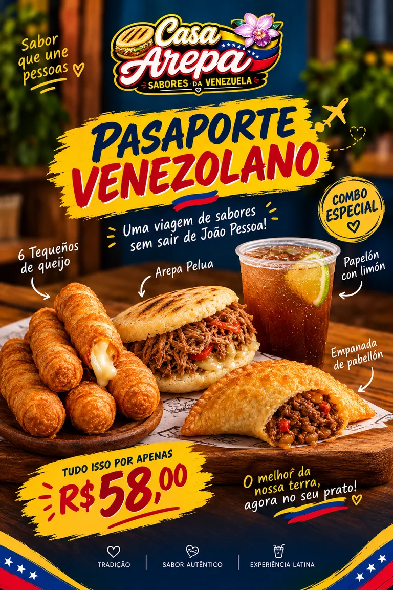Combo Passaporte Venezulano